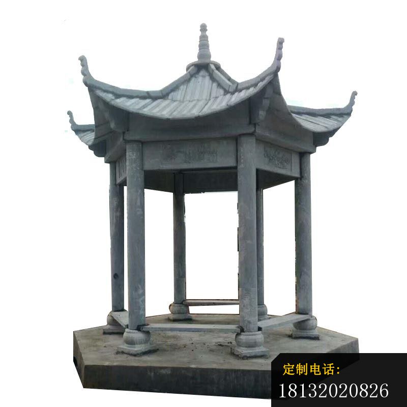 六角凉亭石雕园林景观石雕 (2)_800*800