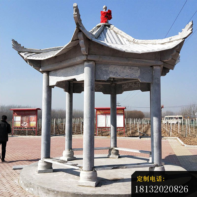 六角石凉亭仿古石凉亭_800*800