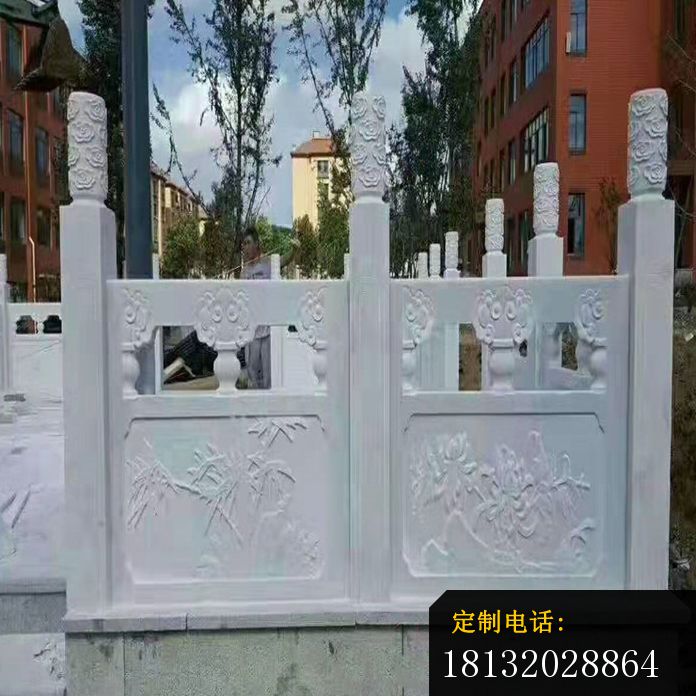 大理石桥栏板园林景观雕塑 (6)_696*696