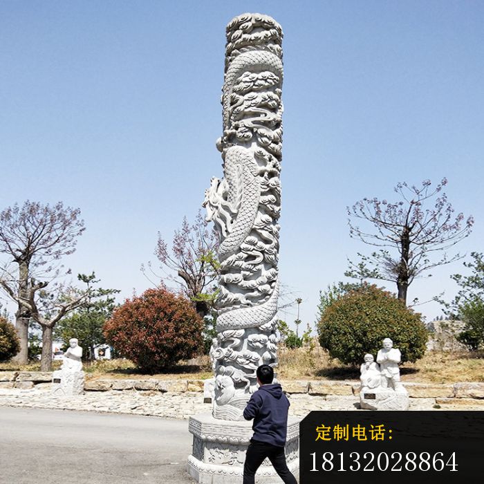 大理石柱子广场景观石雕 (3)_700*700