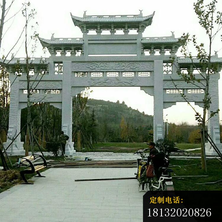 三门五楼石牌坊景区牌坊石雕_750*750