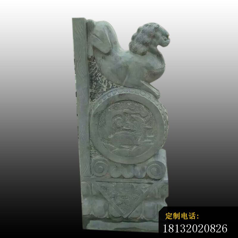 狮子抱鼓石仿古石门墩_800*800