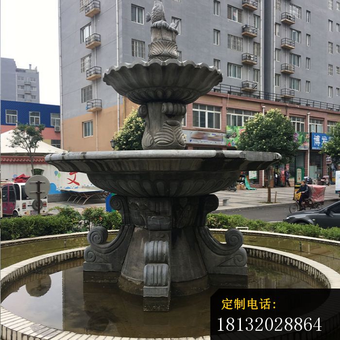 仿古喷泉石雕小区景观石雕_700*700