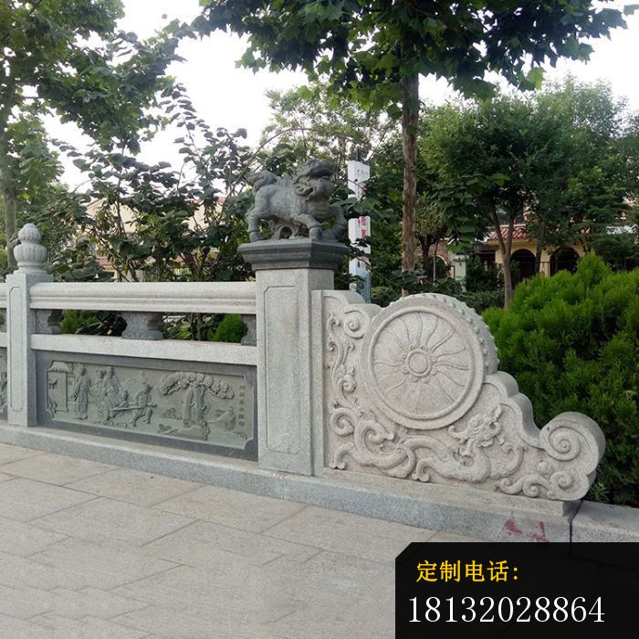仿古石浮雕栏板园林景观石雕 (6)_700*700