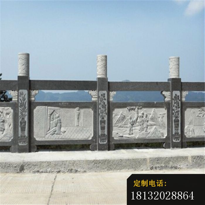 仿古石浮雕栏板园林景观石雕 (25)_700*700