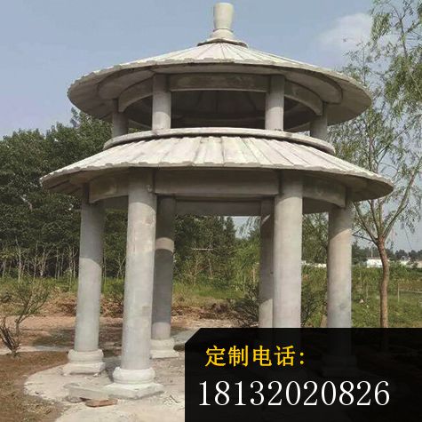 双层圆顶凉亭大理石凉亭_475*475