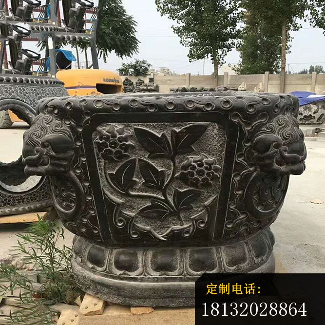 仿古石水缸招财水缸石雕 (3)_667*667