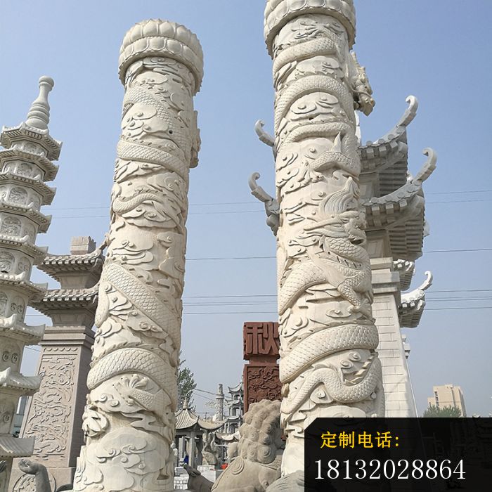 盘龙柱石雕广场景观雕塑 (6)_700*700