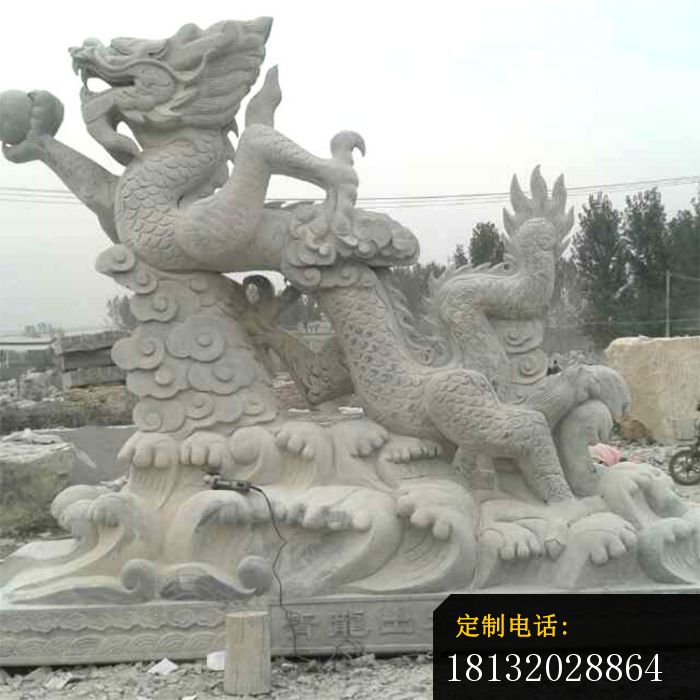 青龙出水石雕公园景观雕塑_700*700