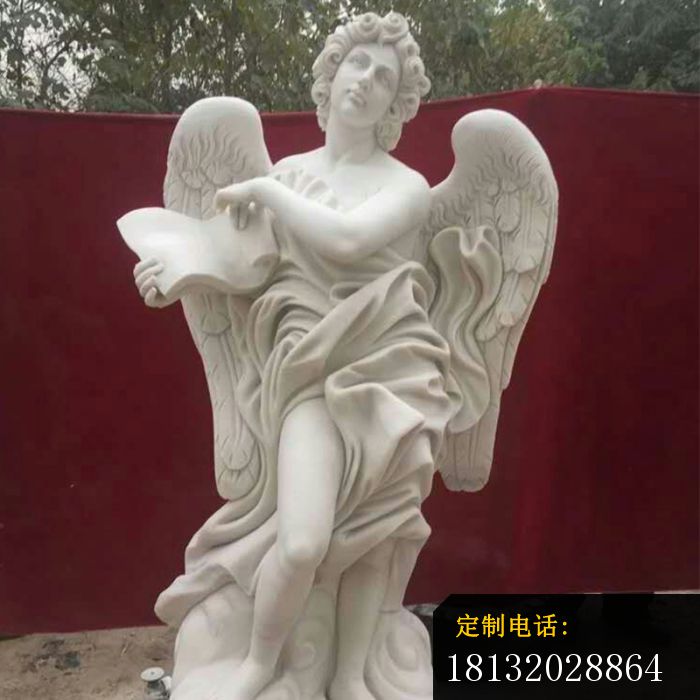 天使人物石雕别墅景观石雕 (1)_700*700
