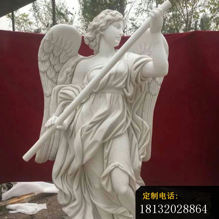 天使人物石雕别墅景观石雕 (2)_700*700