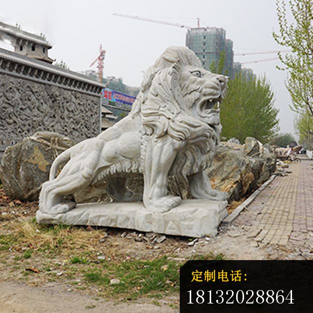 西洋狮石雕欧式石狮子 (2)_627*627