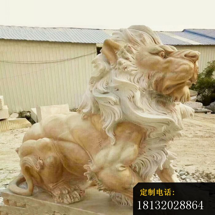 西洋狮石雕欧式石狮子 (4)_700*700
