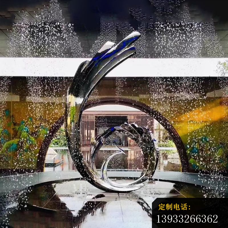 不锈钢抽象艺术雕塑_800*800