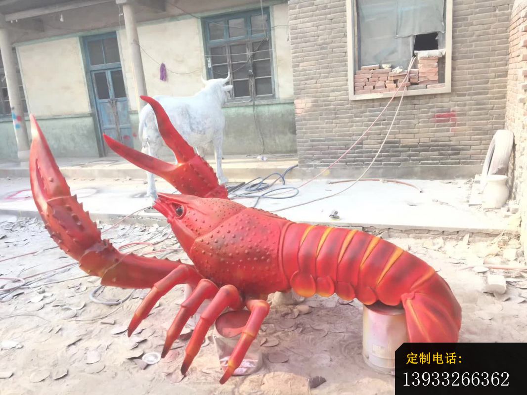 不锈钢大龙虾雕塑 _1066*799