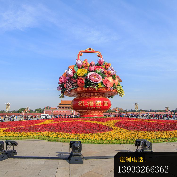 不锈钢广场大型花篮雕塑_750*750