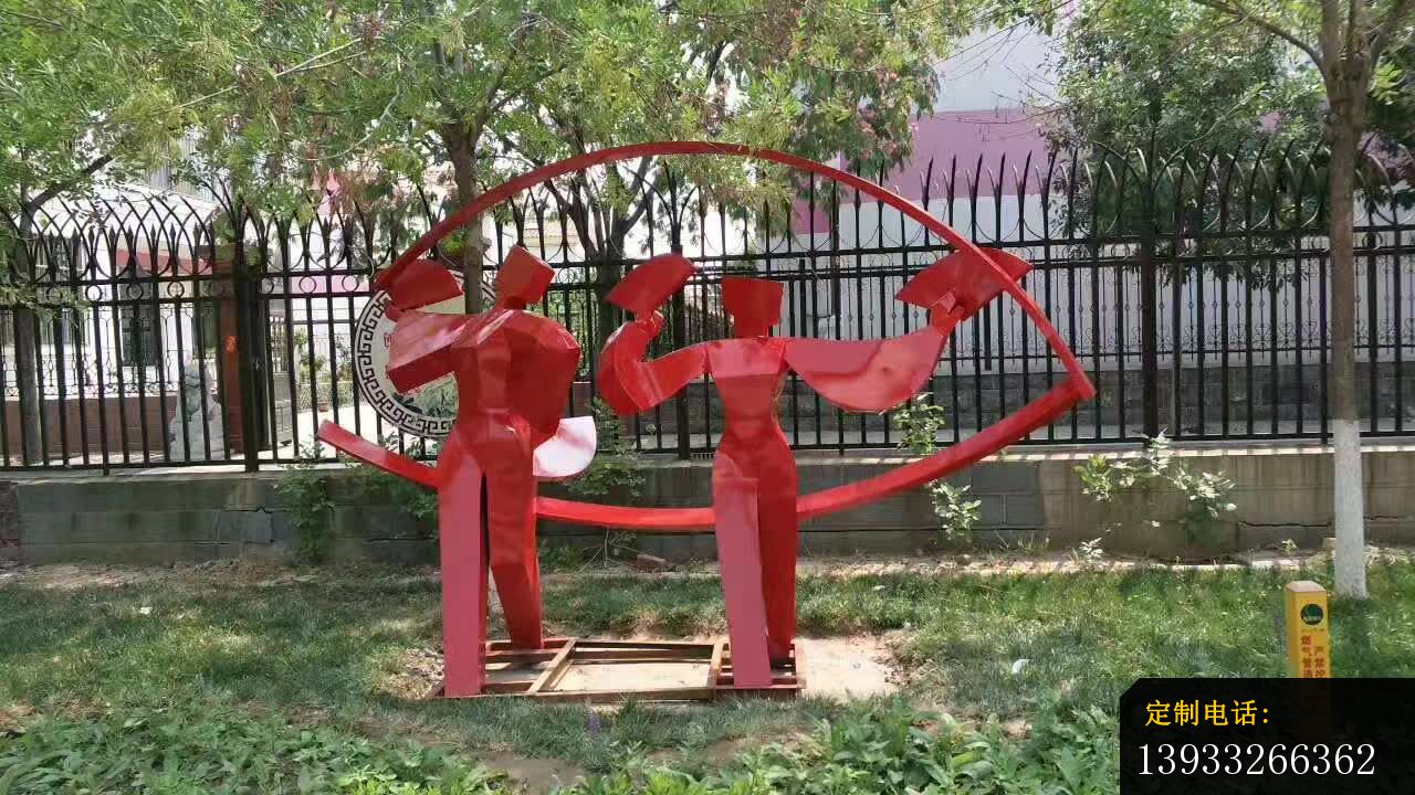 花园不锈钢景观摆件雕塑_1280*720
