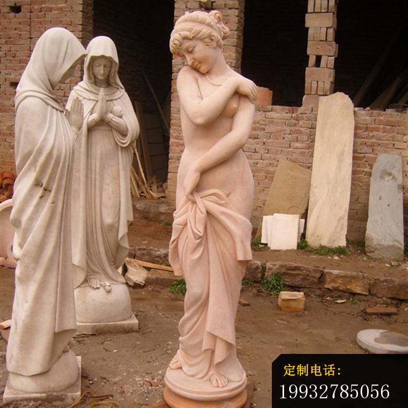 半裸女人石雕，西方人物雕塑 (1)_800*800