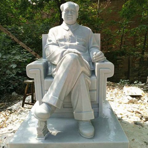 惠州坐式毛主席公园人物石雕