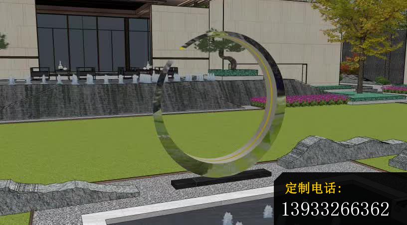 不锈钢小区镜面雕塑_816*452