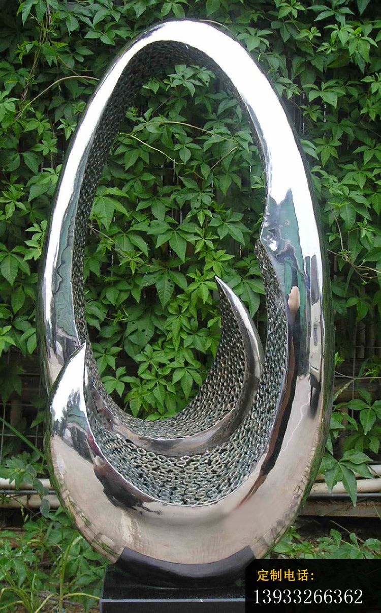 园林镜面不锈钢抽象雕塑_750*1205