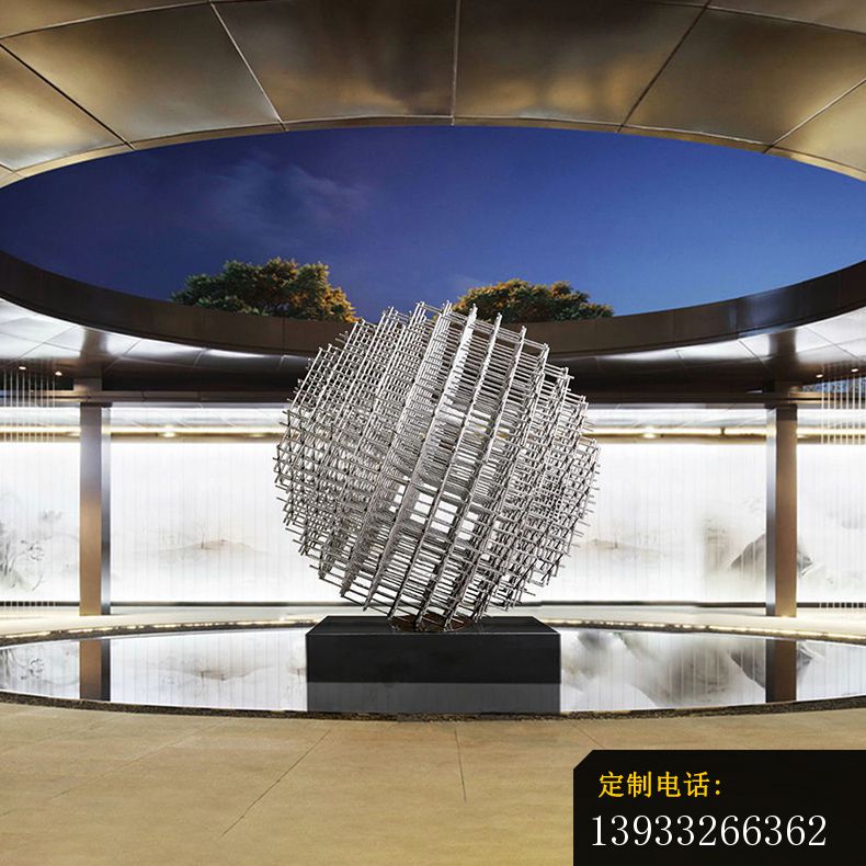 不锈钢筑梦空间雕塑_790*790