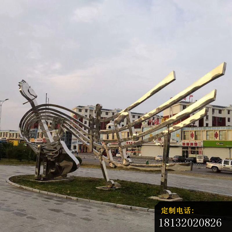 不锈钢音符景观雕塑_800*800