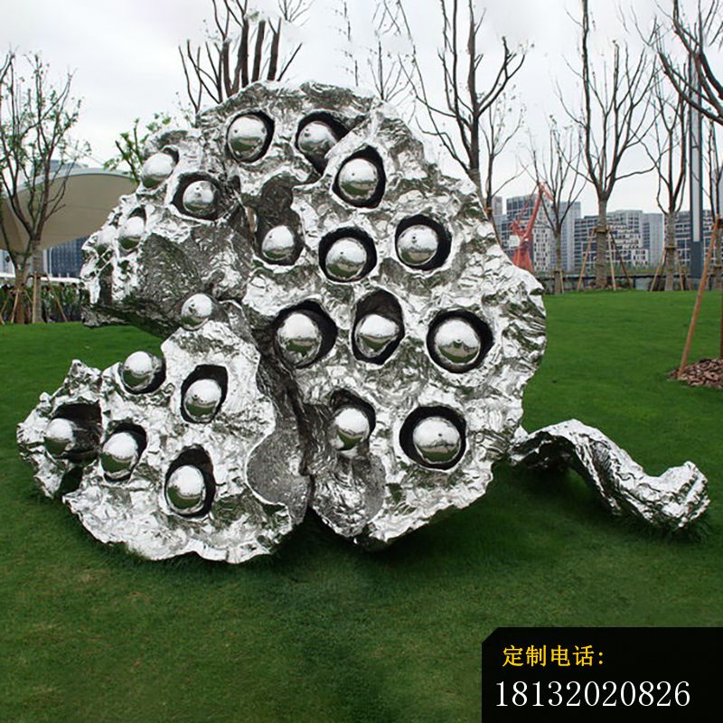 不锈钢莲蓬植物雕塑_800*800