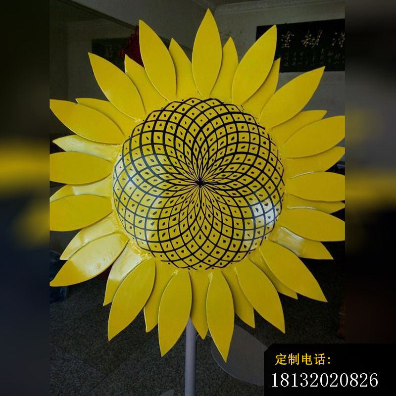 不锈钢向日葵雕塑_800*800
