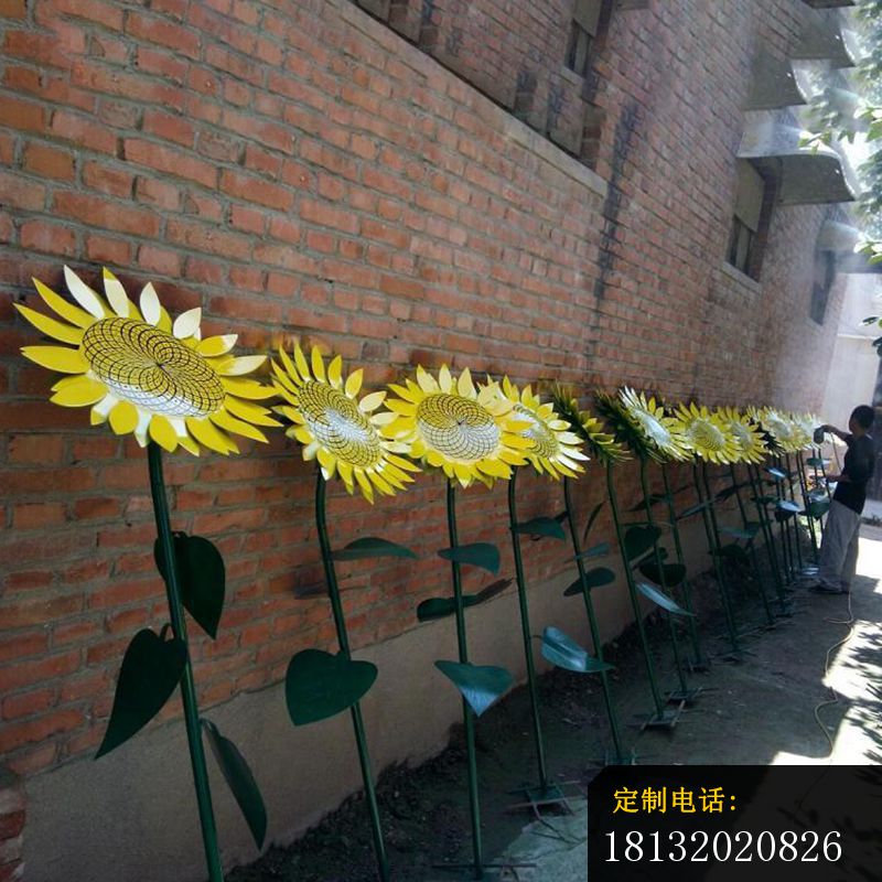 不锈钢向日葵雕塑 (4)_800*800