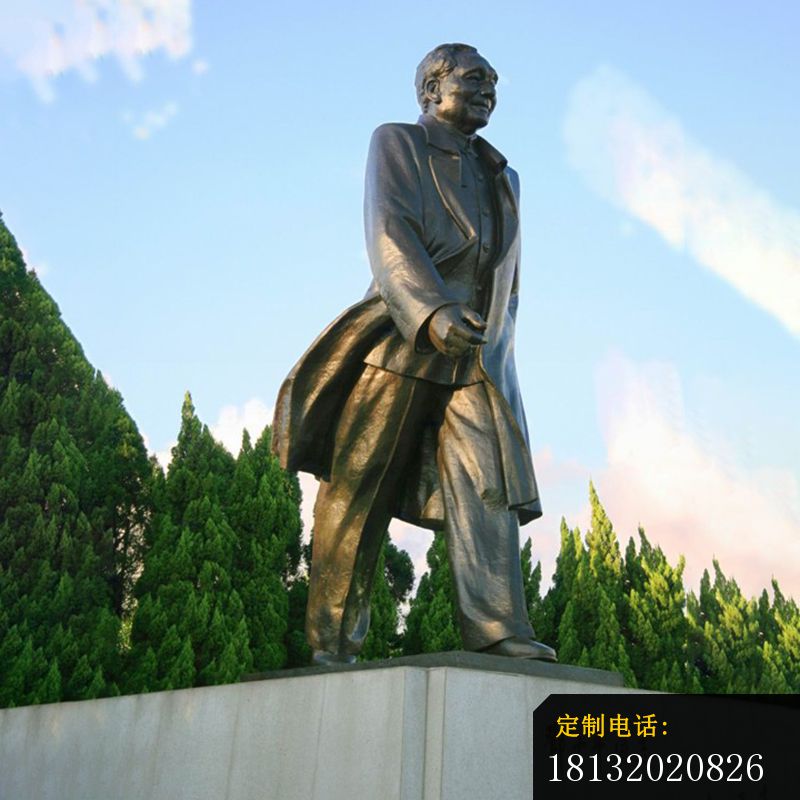 邓小平公园伟人铜雕 (2)_800*800