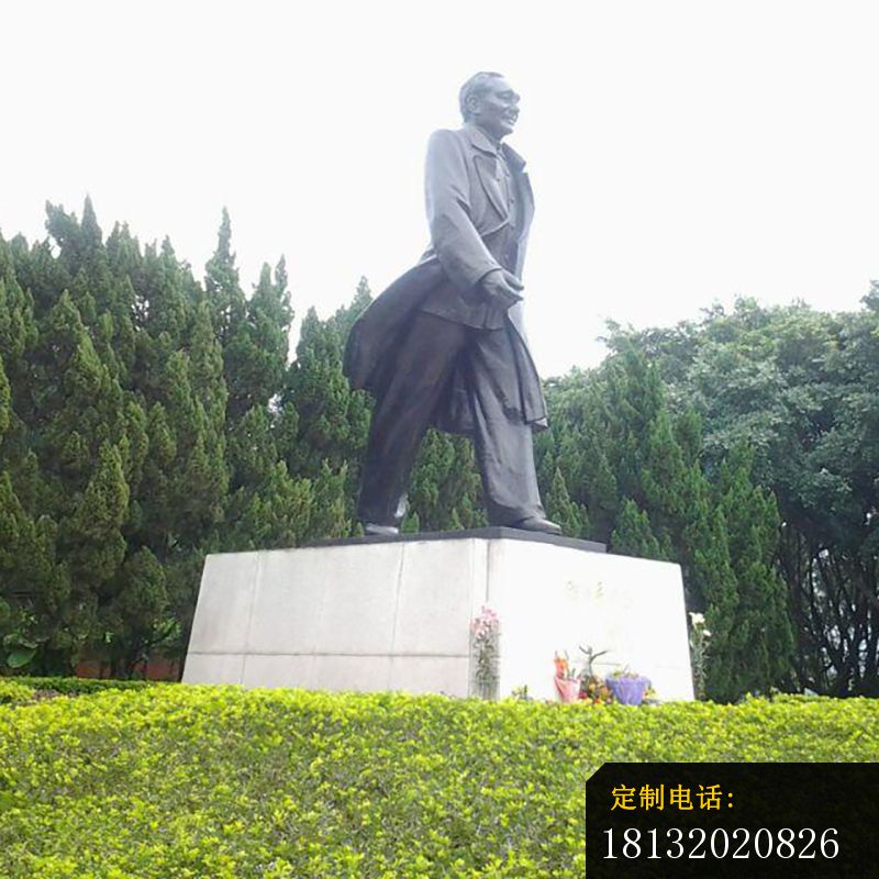 邓小平公园伟人铜雕 3_800*800