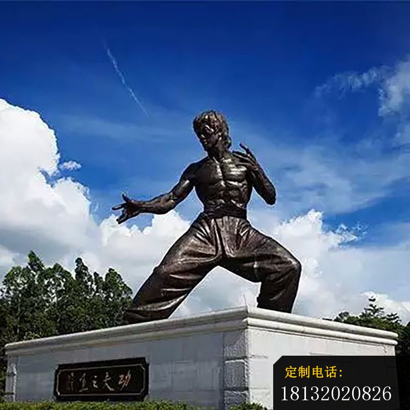 广场李小龙人物铜雕_800*800