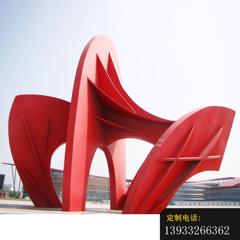 大型广场不锈钢抽象拱门雕塑_800*800