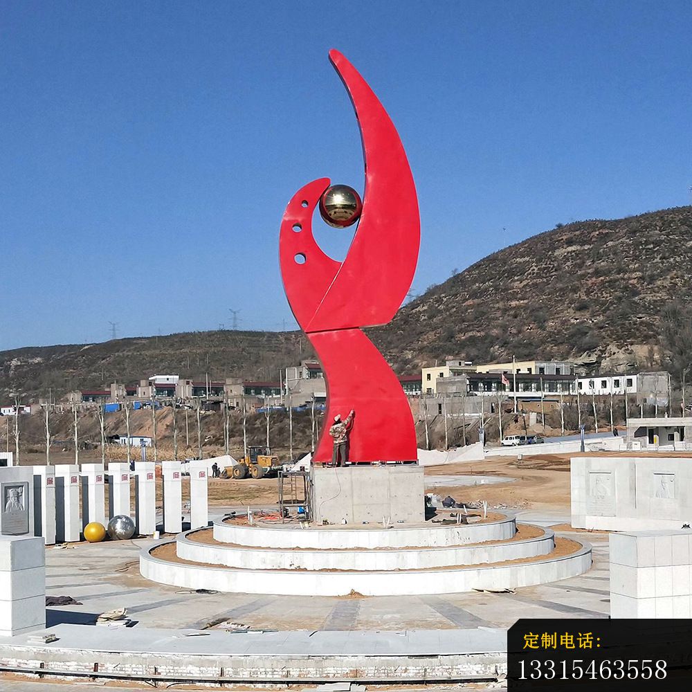 不锈钢廉政文化公园景观雕塑 (1)_1000*1000