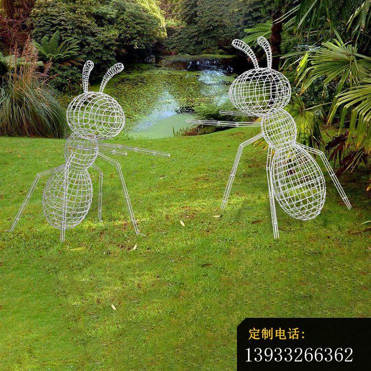 公园镂空蚂蚁景观雕塑_739*739