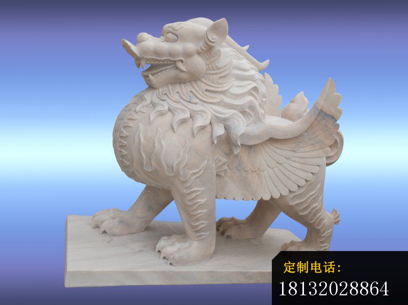 大理石貔貅雕塑神兽石雕 (1)_800*599