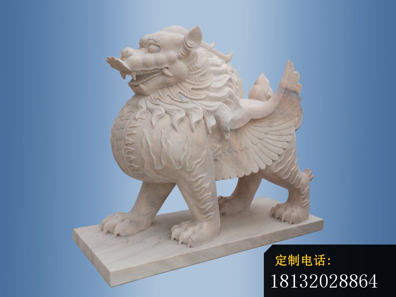 大理石貔貅雕塑神兽石雕 (3)_800*600