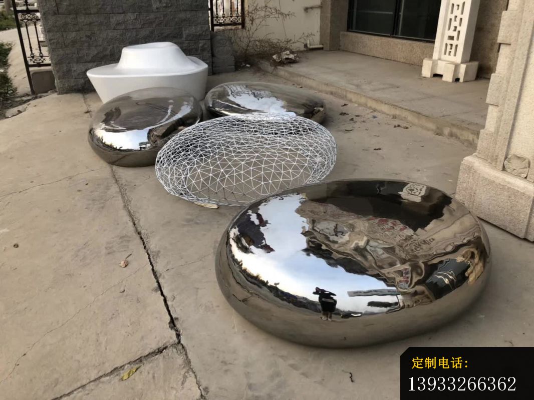镜面不锈钢鹅卵石摆件雕塑_1066*799
