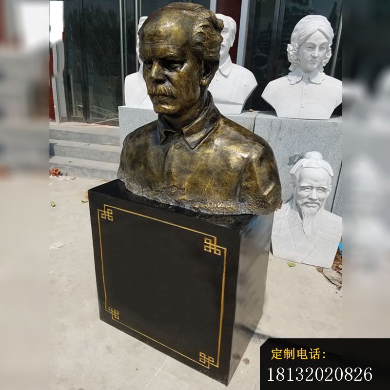 白求恩西方胸像人物铜雕 (3)_800*800