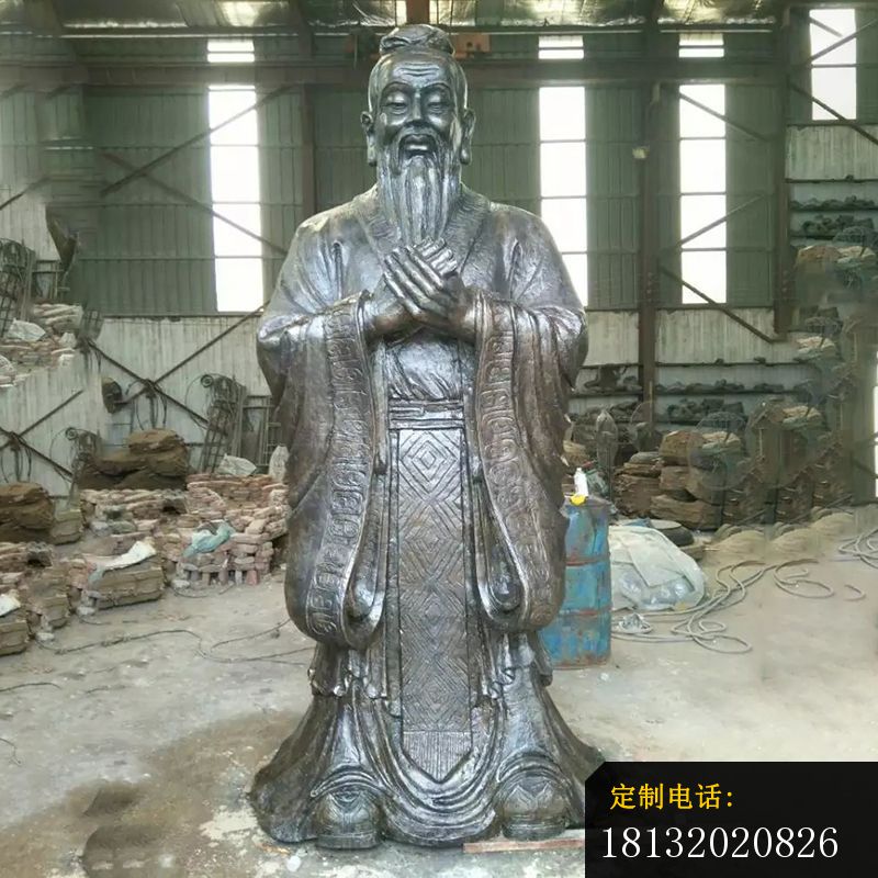 锻铜校园老子人物雕塑 (1)_800*800