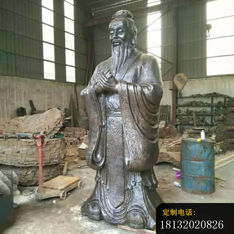 锻铜校园老子人物雕塑 (2)_800*800