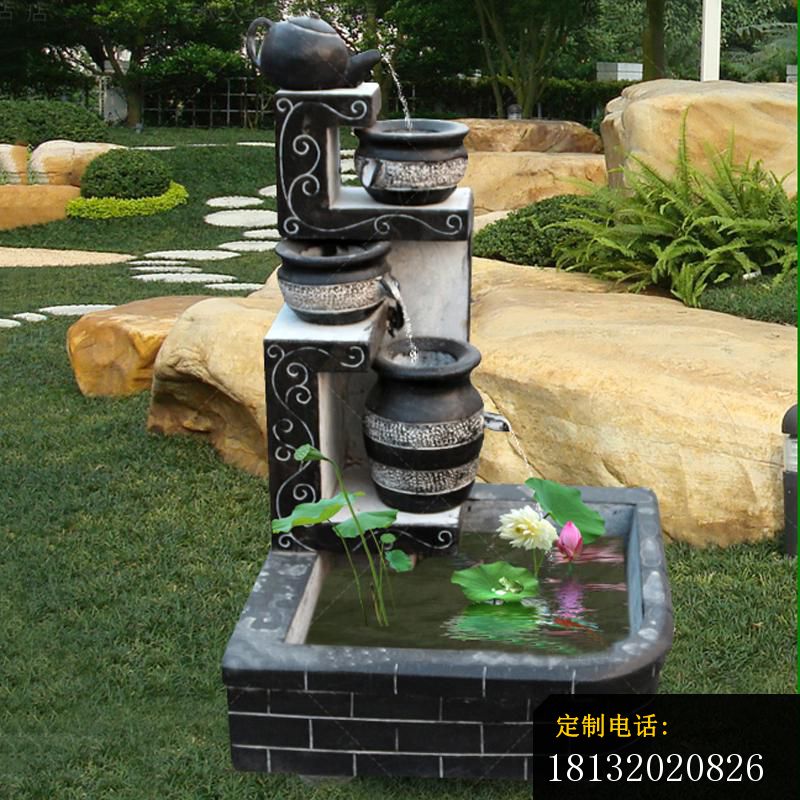 园林景观茶壶流水池石雕_800*800