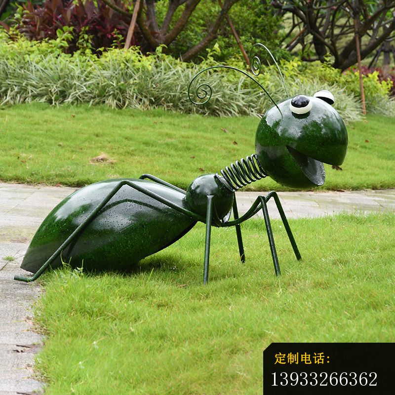 绿色落尾蚂蚁不锈钢摆件雕塑_800*800