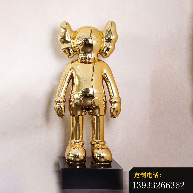 商场不锈钢卡通机器人装饰雕塑_800*800