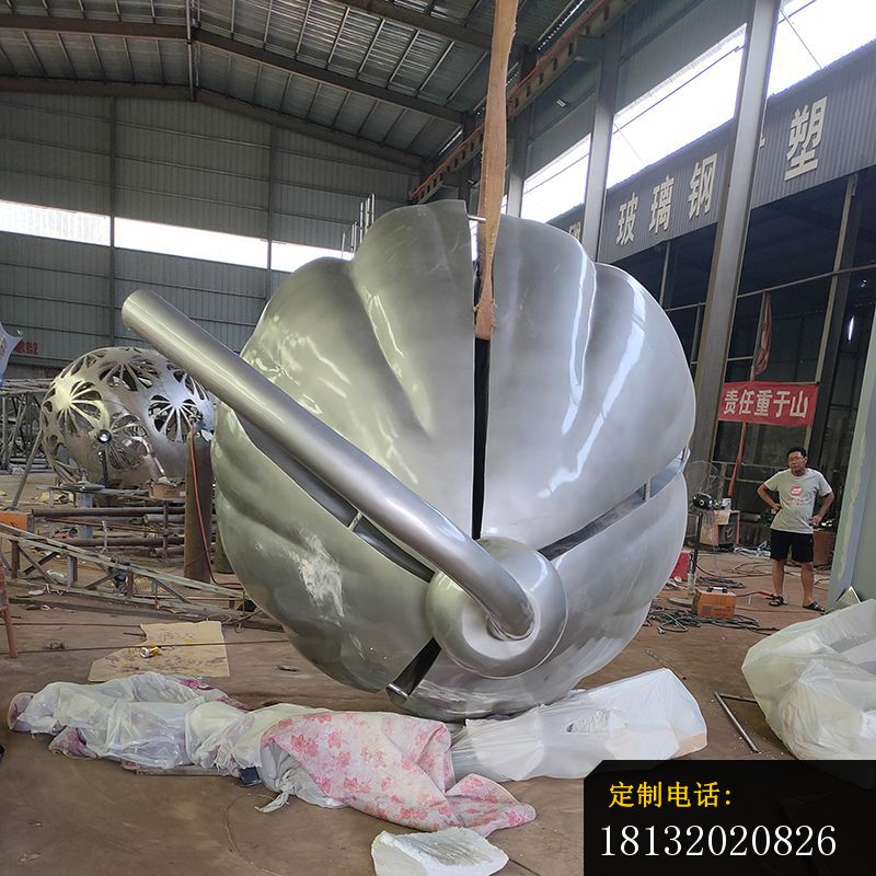 不锈钢公园莲蓬景观雕塑 (2)_800*800