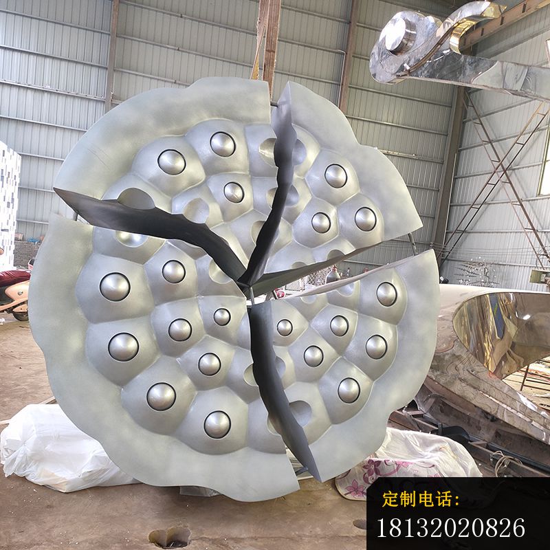 不锈钢公园莲蓬景观雕塑 (3)_800*800