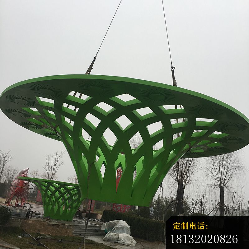 不锈钢网状造型雕塑_800*800