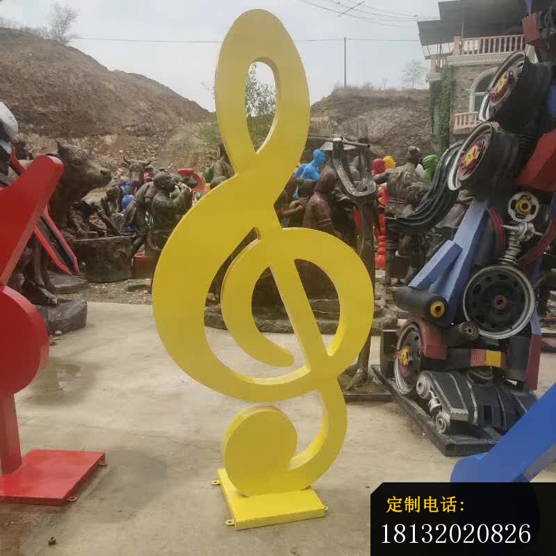 不锈钢烤漆音符雕塑 (6)_800*800