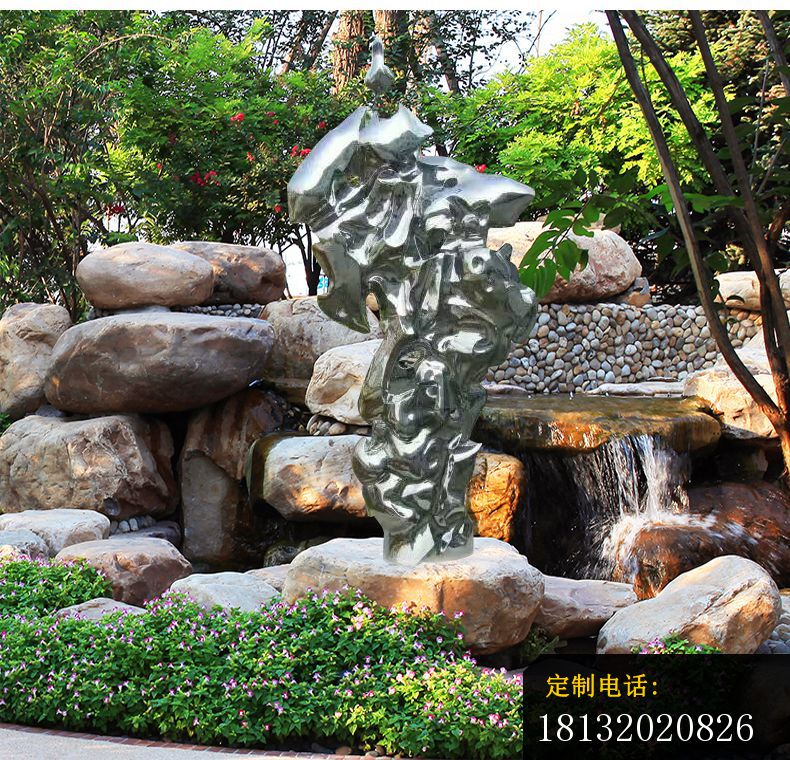 不锈钢景观太湖石雕塑_790*760